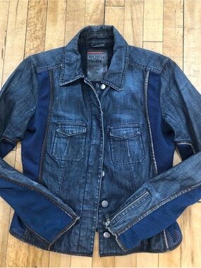 PRADA Women's Denim Jacket in Dark Blue